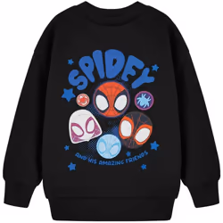Spider-Man - Sweat SPIDEY AND HIS AMAZING FRIENDS - Garçon (Noir)