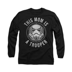 Star Wars - T-shirt MOM IS A TROOPER - Adulte (Noir)