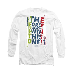 Star Wars - T-shirt FORCE IS STRONG - Adulte (Blanc)