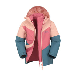 Mountain Warehouse - Veste imperméable LIGHTNING - Enfant (Rose foncé)