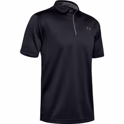Under Armour - Polo TECH - Homme (Noir / Graphite)