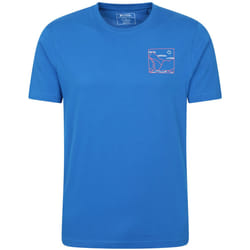 Mountain Warehouse - T-shirt ADVENTURE BEGINS - Homme (Cobalt)