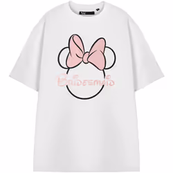 Disney - T-shirt - Femme (Blanc)