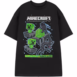 Minecraft - T-shirt BEWARE OF THE DARK - Homme (Noir)