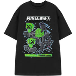 Minecraft - T-shirt BEWARE OF THE DARK - Homme (Noir)