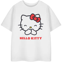 Hello Kitty - T-shirt - Fille (Blanc)