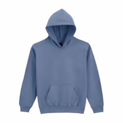 Gildan - Sweat à capuche - Enfant (Bleu de gris)