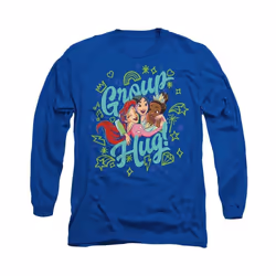 Disney Princess - T-shirt GROUP HUG! - Adulte (Bleu roi)
