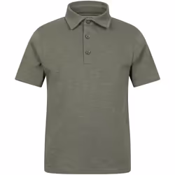 Mountain Warehouse - Polo SLUB - Enfant (Vert)