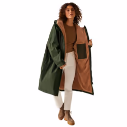 Regatta - Peignoir à langer imperméable - Adulte (Kaki foncé)