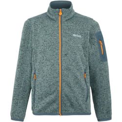 Regatta - Veste polaire NEWHILL - Enfant (Glacier / Gris orageux / Jaune orangé vif)