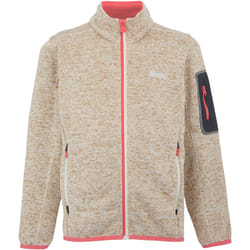 Regatta - Veste polaire NEWHILL - Enfant (Vanille clair / Pêche foncée)
