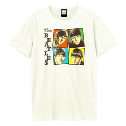 The Beatles - T-shirt IN BOXES - Adulte (Vieux blanc)