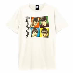 The Beatles - T-shirt IN BOXES - Adulte (Vieux blanc)