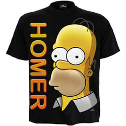 The Simpsons - T-shirt - Adulte (Noir)