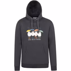 Mountain Warehouse - Sweat à capuche GREAT BRITISH WEATHER - Homme (Charbon)