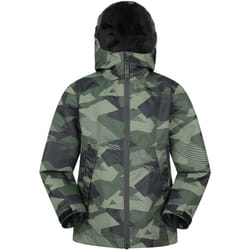 Mountain Warehouse - Veste imperméable RAVINE - Enfant (Vert kaki)