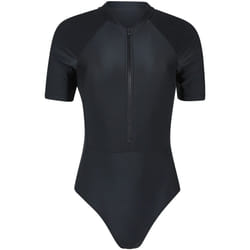 Mountain Warehouse - Maillot de bain 1 pièce Manches courtes SURFER - Femme (Noir)