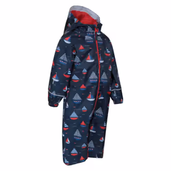 Mountain Warehouse - Combinaison de pluie PUDDLE - Enfant (Bleu marine)