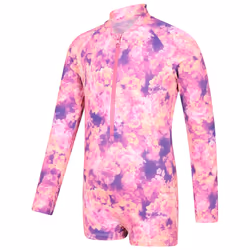 Mountain Warehouse - Haut de bain anti-irritation Manches longues MIRA - Enfant (Corail)
