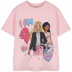 Barbie - T-shirt - Fille (Rose)