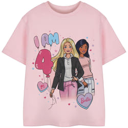 Barbie - T-shirt - Fille (Rose)