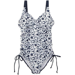 Regatta - Maillot de bain 1 pièce ALINAE - Femme (Bleu marine / Blanc)