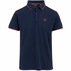 Regatta - Polo TADEO - Homme (Bleu marine / Rouge coquelicot)