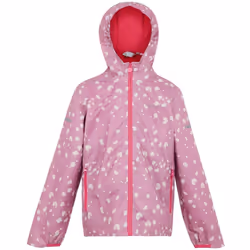 Regatta - Veste imperméable LEVER - Enfant (Lilas / Vanille clair / Bordeaux)
