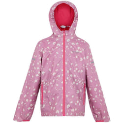 Regatta - Veste imperméable LEVER - Enfant (Lilas / Vanille clair / Bordeaux)