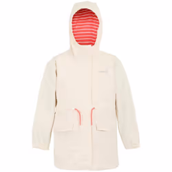 Regatta - Veste imperméable BALLINA - Enfant (Vanille clair / Pêche foncée / Blanc)