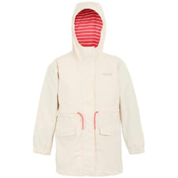 Regatta - Veste imperméable BALLINA - Enfant (Vanille clair / Pêche foncée / Blanc)