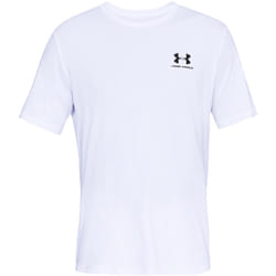 Under Armour - T-shirt Manches courtes SPORTSTYLE - Homme (Blanc / Noir)