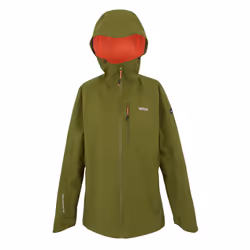 Regatta - Veste imperméable BIRCHDALE - Femme (Vert néphrite / Pêche foncée)