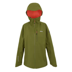 Regatta - Veste imperméable BIRCHDALE - Femme (Vert néphrite / Pêche foncée)