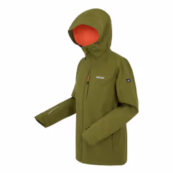 Regatta - Veste imperméable BIRCHDALE - Femme (Vert néphrite / Pêche foncée)