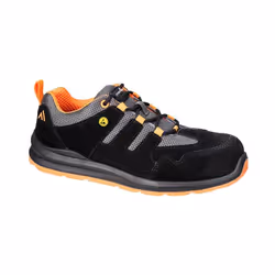 Portwest - Baskets de sécurité S1 ESD SR FO - Adulte (Noir / Orange)