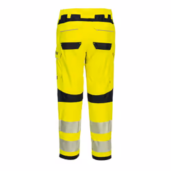 Portwest - Pantalon de travail PW3 - Femme (Jaune / Noir)