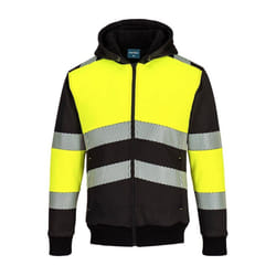 Portwest - Sweat à capuche PW3 - Homme (Jaune / Noir)