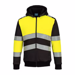 Portwest - Sweat à capuche PW3 - Homme (Jaune / Noir)