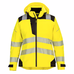 Portwest - Veste imperméable PW3 - Femme (Jaune / Noir)