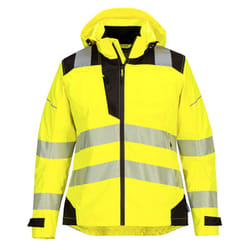 Portwest - Veste imperméable PW3 - Femme (Jaune / Noir)