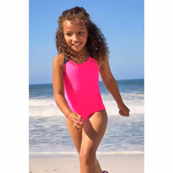 Mountain Warehouse - Maillot de bain 1 pièce SPORTY - Fille (Rose vif)