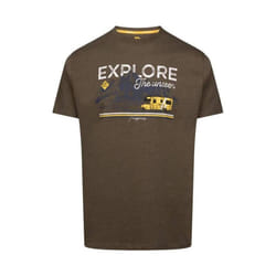 Trespass - T-shirt THELON - Homme (Kaki Chiné)