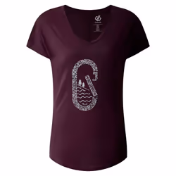 Dare 2B - T-shirt SERENE - Femme (Prune sombre)