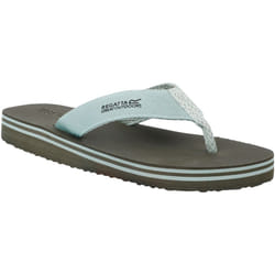 Regatta - Tongs RICO - Homme (Kaki foncé / Vert glacier)