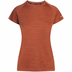 Trespass - T-shirt VICKLAND - Femme (Rouge rouille Chiné)