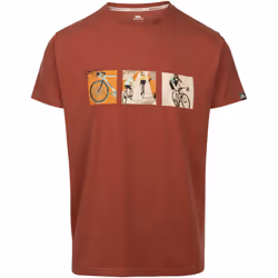 Trespass - T-shirt KOOTEN - Homme (Rouge rouille Chiné)