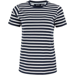 Regatta - T-shirt BAYLETTA - Femme (Bleu marine / Blanc) - 44