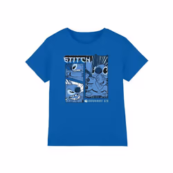 Lilo & Stitch - T-shirt - Enfant (Bleu roi)